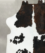 Tricolor XX-Large European Cowhide Rug 7'6"H x 6'9"W #B23322 by Hudson Hides