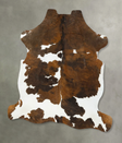 Tricolor XX-Large European Cowhide Rug 7'7"H x 6'9"W #B23324 by Hudson Hides