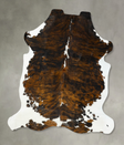 Tricolor X-Large European Cowhide Rug 7'8"H x 6'4"W #B23329 by Hudson Hides