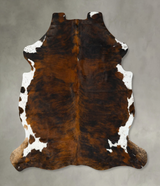 Tricolor XX-Large European Cowhide Rug 7'7"H x 6'9"W #B23330 by Hudson Hides