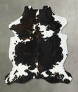 Tricolor X-Large European Cowhide Rug 7'4"H x 6'1"W #B23334 by Hudson Hides