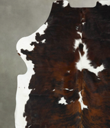 Tricolor X-Large European Cowhide Rug 7'4"H x 6'8"W #B23336 by Hudson Hides