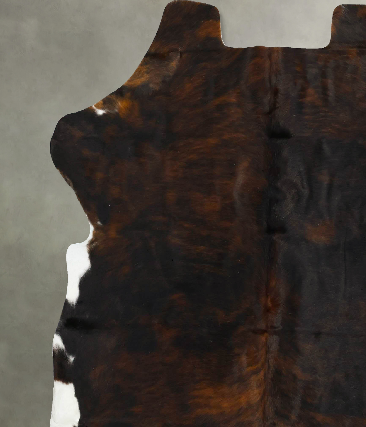 Dark Brindle Cowhide Rug #B23337