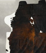Tricolor XX-Large European Cowhide Rug 7'7"H x 6'8"W #B23346 by Hudson Hides