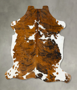 Tricolor XX-Large European Cowhide Rug 7'11"H x 6'7"W #B23352 by Hudson Hides