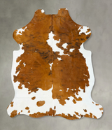 Tricolor XX-Large European Cowhide Rug 7'10"H x 7'1"W #B23357 by Hudson Hides