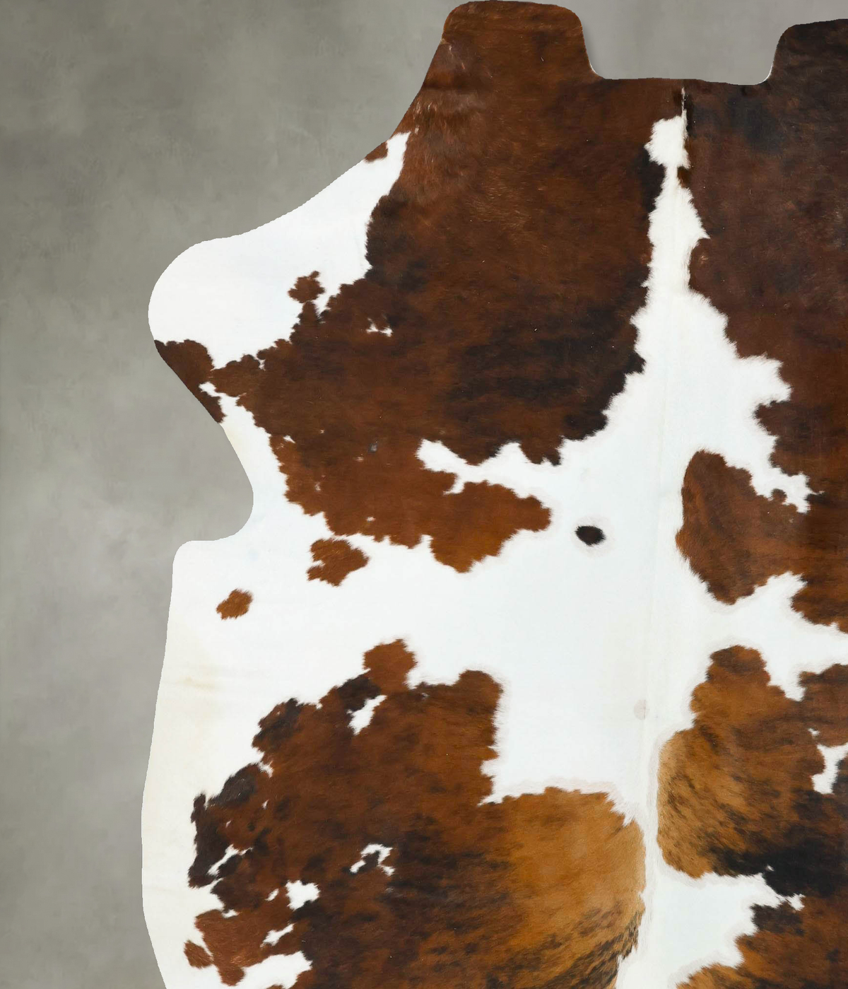 Tricolor XX-Large European Cowhide Rug 7'11"H x 6'9"W #B23360 by Hudson Hides