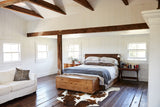 Tricolor XX-Large European Cowhide Rug 7'11"H x 6'9"W #B23360 by Hudson Hides