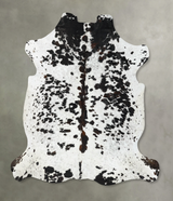 Tricolor XX-Large European Cowhide Rug 7'11"H x 7'4"W #B23371 by Hudson Hides