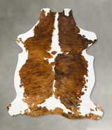 Tricolor XX-Large European Cowhide Rug 8'3"H x 6'5"W #B23381 by Hudson Hides