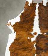 Tricolor XX-Large European Cowhide Rug 8'3"H x 6'5"W #B23381 by Hudson Hides