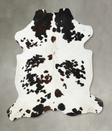 Tricolor XX-Large European Cowhide Rug 8'3"H x 7'3"W #B23382 by Hudson Hides