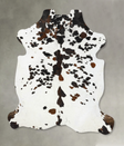 Tricolor XX-Large European Cowhide Rug 7'10"H x 6'8"W #B23388 by Hudson Hides