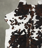 Tricolor XX-Large European Cowhide Rug 7'9"H x 6'7"W #B23389 by Hudson Hides