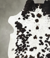 Tricolor XX-Large European Cowhide Rug 8'3"H x 7'0"W #B23390 by Hudson Hides