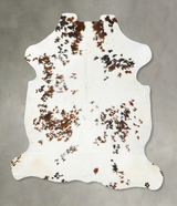 Tricolor XX-Large European Cowhide Rug 7'9"H x 6'11"W #B23393 by Hudson Hides