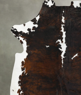 Tricolor XX-Large European Cowhide Rug 8'6"H x 7'0"W #B23394 by Hudson Hides