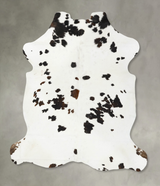 Tricolor XX-Large European Cowhide Rug 7'8"H x 7'1"W #B23402 by Hudson Hides