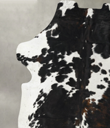 Tricolor XX-Large European Cowhide Rug 8'3"H x 7'1"W #B23418 by Hudson Hides