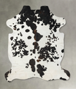 Tricolor XX-Large European Cowhide Rug 8'7"H x 7'1"W #B23422 by Hudson Hides