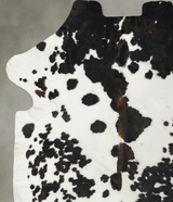 Tricolor XX-Large European Cowhide Rug 8'7"H x 7'1"W #B23422 by Hudson Hides