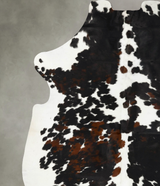 Tricolor XX-Large European Cowhide Rug 8'11"H x 6'10"W #B23423 by Hudson Hides