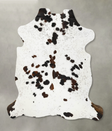 Tricolor XX-Large European Cowhide Rug 7'11"H x 6'11"W #B23447 by Hudson Hides