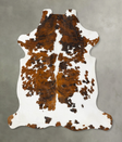 Tricolor XX-Large European Cowhide Rug 7'8"H x 6'10"W #B23451 by Hudson Hides