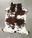Tricolor XX-Large European Cowhide Rug 8'0"H x 6'11"W #B23452 by Hudson Hides