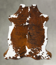 Tricolor XX-Large European Cowhide Rug 7'10"H x 7'0"W #B23459 by Hudson Hides
