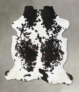 Tricolor XX-Large European Cowhide Rug 7'11"H x 6'9"W #B23467 by Hudson Hides