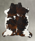 Tricolor XX-Large European Cowhide Rug 7'11"H x 7'3"W #B23470 by Hudson Hides