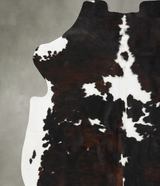 Tricolor XX-Large European Cowhide Rug 7'9"H x 6'8"W #B23479 by Hudson Hides