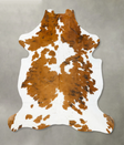 Tricolor XX-Large European Cowhide Rug 7'9"H x 6'9"W #B23487 by Hudson Hides