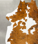 Tricolor XX-Large European Cowhide Rug 7'9"H x 6'9"W #B23487 by Hudson Hides