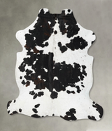Tricolor XX-Large European Cowhide Rug 8'0"H x 7'3"W #B23492 by Hudson Hides