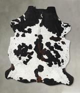 Tricolor XX-Large European Cowhide Rug 8'4"H x 7'1"W #B23494 by Hudson Hides