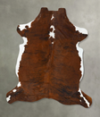 Tricolor XX-Large European Cowhide Rug 7'10"H x 6'9"W #B23506 by Hudson Hides