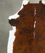 Tricolor XX-Large European Cowhide Rug 7'7"H x 6'11"W #B23512 by Hudson Hides