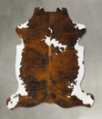 Tricolor XX-Large European Cowhide Rug 7'9"H x 7'1"W #B23530 by Hudson Hides
