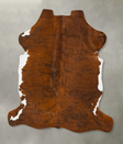 Medium Brindle X-Large European Cowhide Rug 7'5"H x 6'6"W #B23545 by Hudson Hides