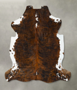 Tricolor XX-Large European Cowhide Rug 7'4"H x 7'2"W #B23559 by Hudson Hides