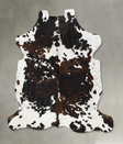 Tricolor XX-Large European Cowhide Rug 7'7"H x 6'9"W #B23575 by Hudson Hides