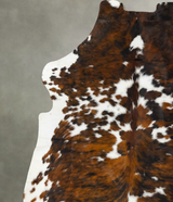 Tricolor X-Large European Cowhide Rug 7'9"H x 6'5"W #B23617 by Hudson Hides