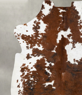 Tricolor XX-Large European Cowhide Rug 7'11"H x 6'8"W #B23621 by Hudson Hides