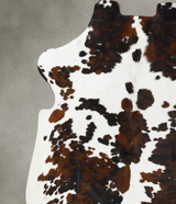 Tricolor XX-Large European Cowhide Rug 7'6"H x 6'9"W #B23627 by Hudson Hides