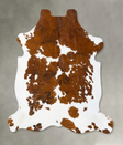 Tricolor X-Large European Cowhide Rug 7'2"H x 6'8"W #B23674 by Hudson Hides