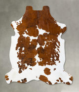 Tricolor X-Large European Cowhide Rug 7'2"H x 6'8"W #B23674 by Hudson Hides