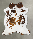 Tricolor X-Large European Cowhide Rug 7'6"H x 5'11"W #B23676 by Hudson Hides