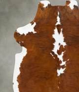 Tricolor X-Large European Cowhide Rug 7'1"H x 6'2"W #B23688 by Hudson Hides